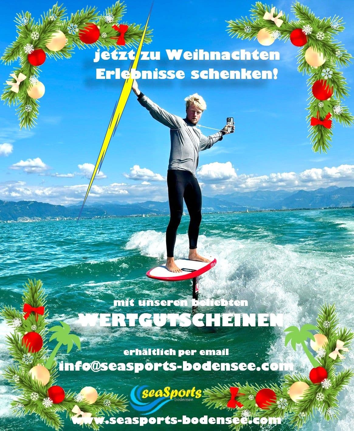 jetzt zu Weihnachten Erlebnisse verschenken