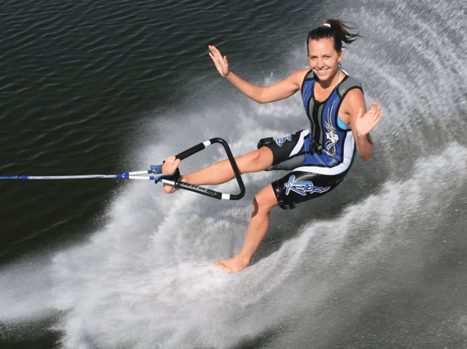 Barfuss Wasserski